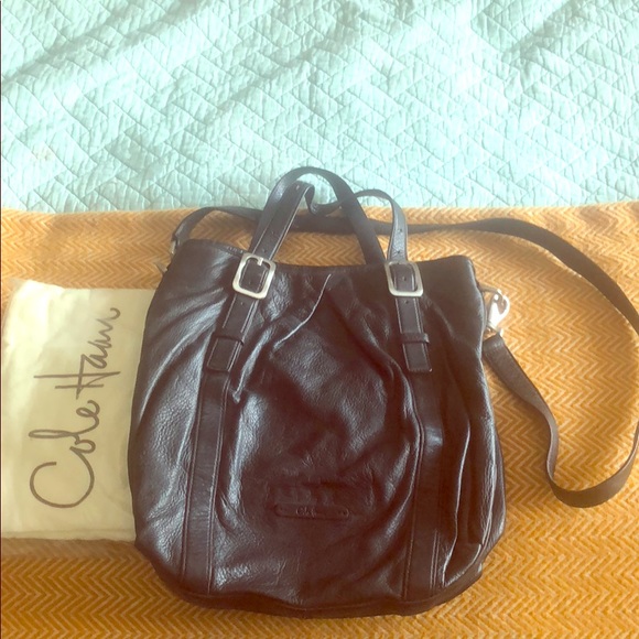COLE HAAN Leather Hobo - Picture 1 of 5